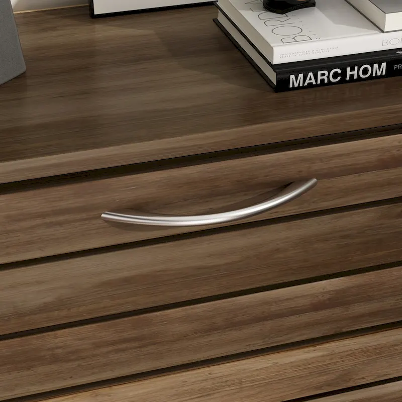 2-Drawer Shoe Cabinet, Fold-Out Drawers, Waterproof MDF, 8-12 Pairs, 22.4