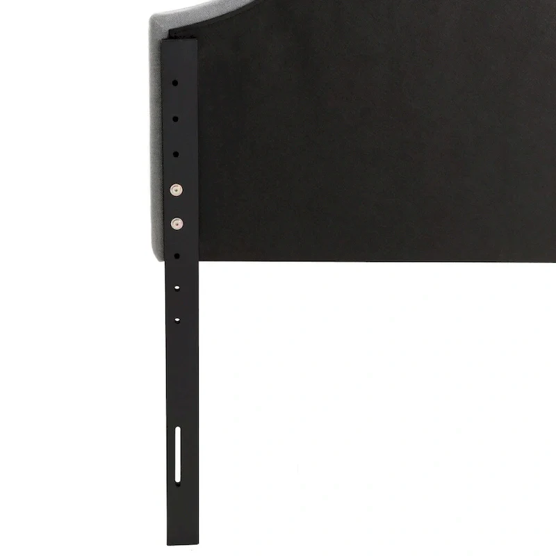 Diamond Tufted Fabric Arched Panel Headboard - Twin