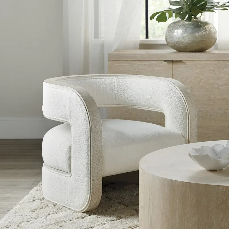 Cascade Modern Zen Upholstered Accent Chair - 28 Wide, Contemporary Design