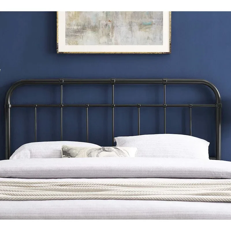 Shaffer Classic King Size Black Metal Headboard