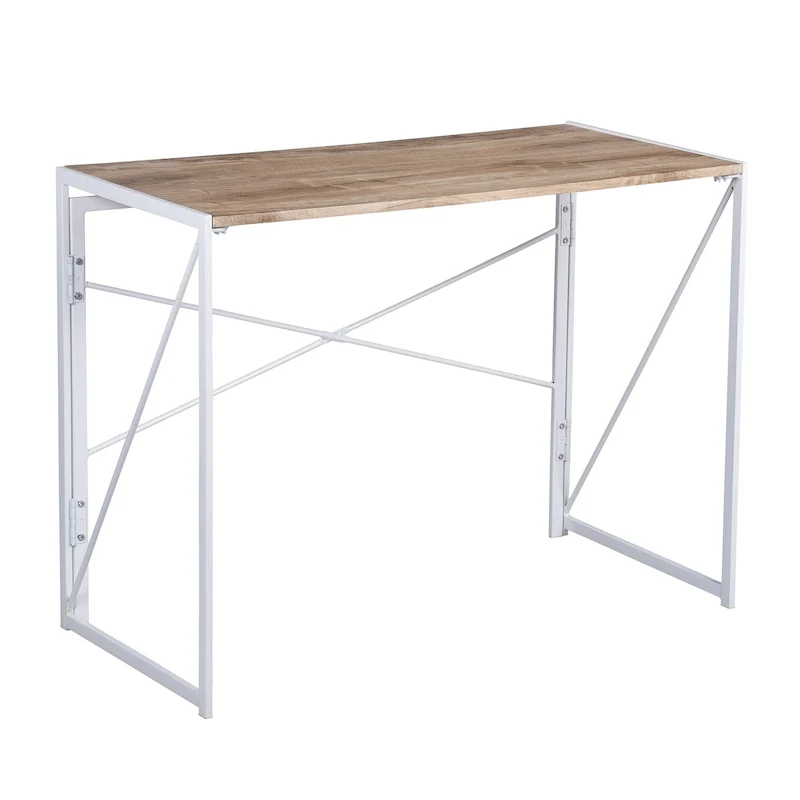 HomyLin 39 Simple Folding Study Writing Desk, No Assembly Required