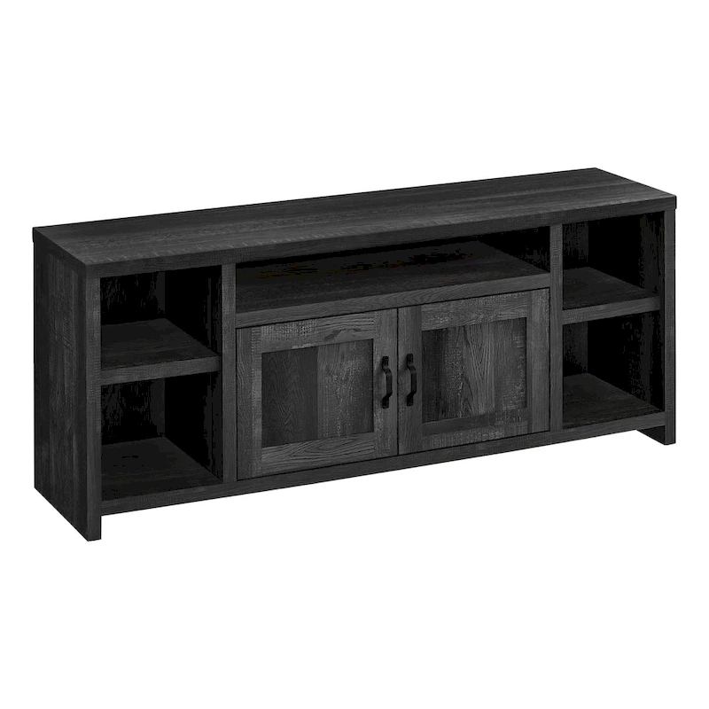 Modern Reclaimed Black TV Stand for 55
