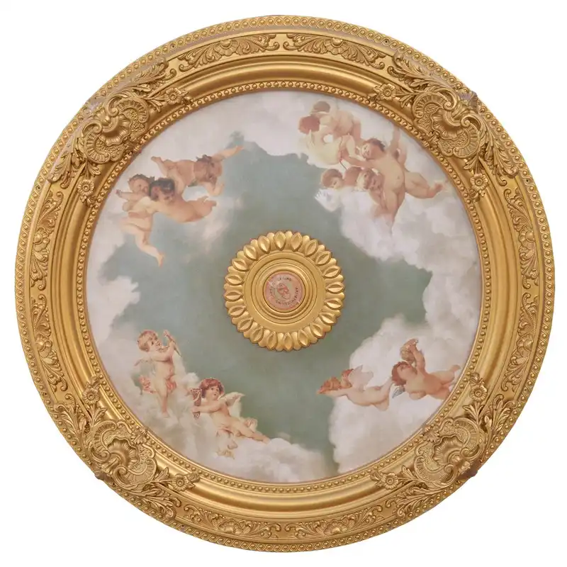 Blanco Round Chandelier Ceiling Medallion 36in