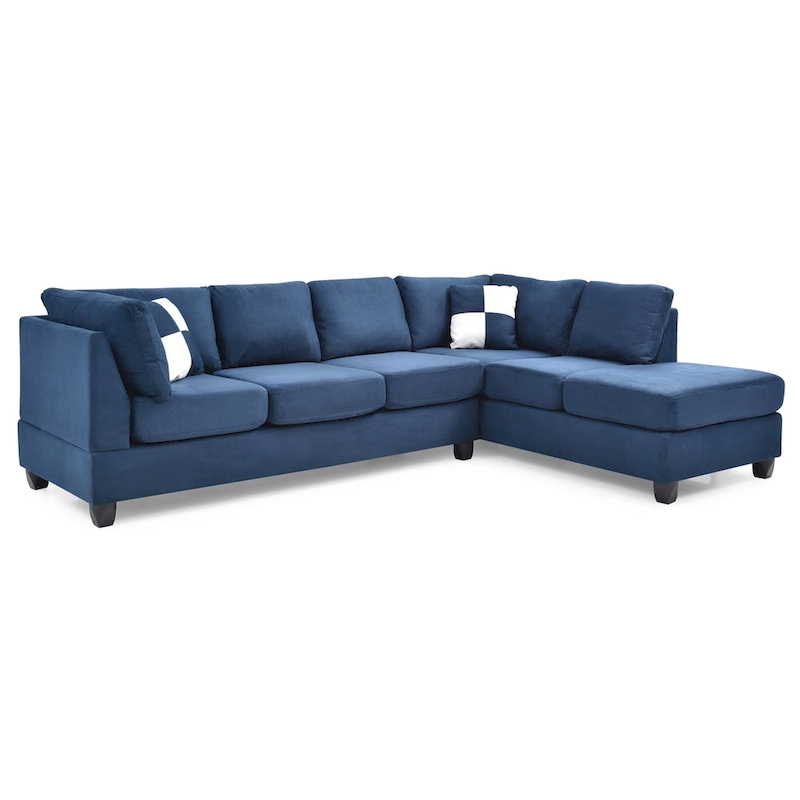 Gallant Microsuede Sectional Sofa