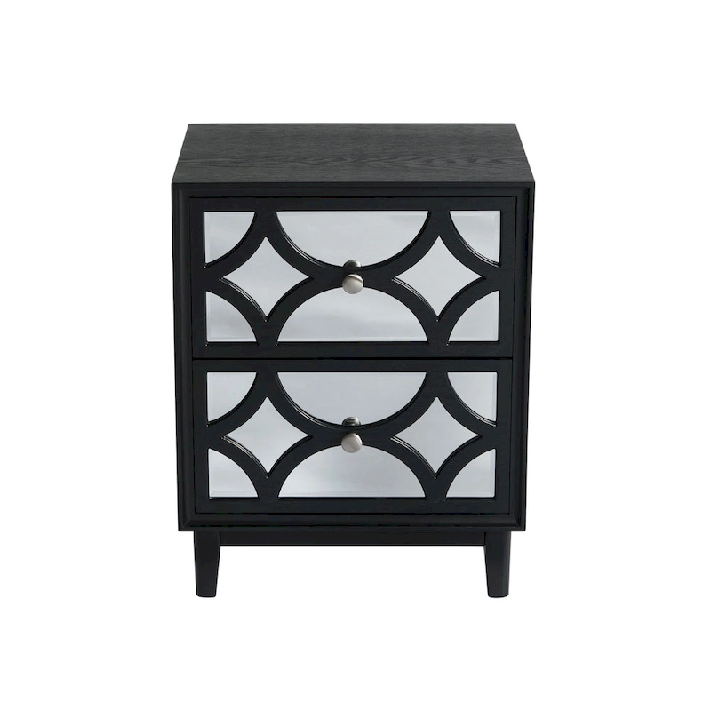 COZAYH Contemporary Mirror Front Nightstand