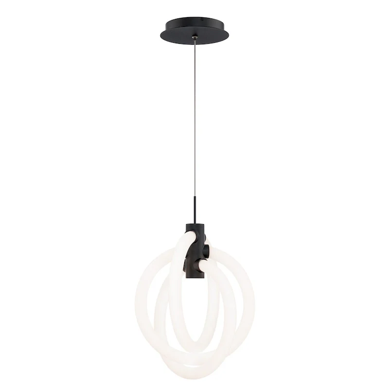 WAC Lighting PD-27413-35 Knot 3 Light 10  Wide LED Abstract Pendant -