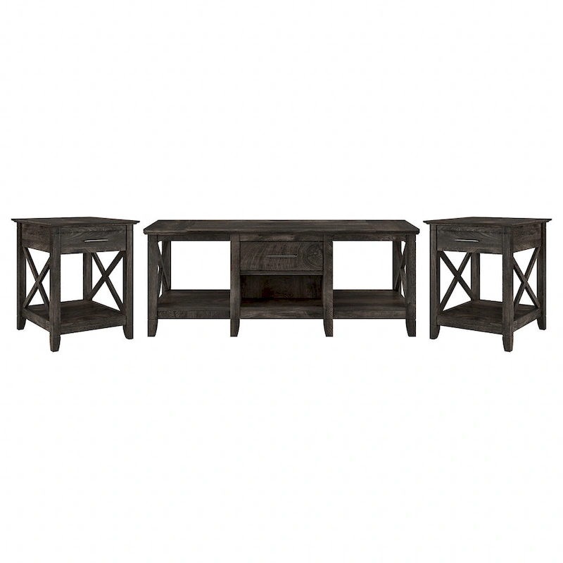 Coffee Table with Set of 2 End Tables