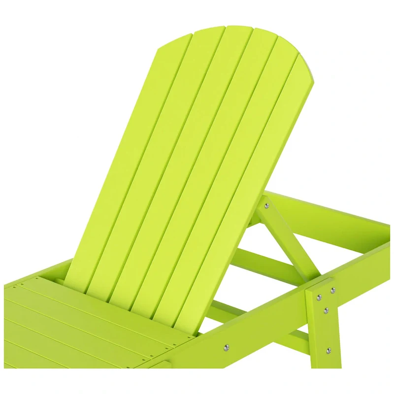 Polytrends Altura Armless Poly Eco-Friendly All Weather Reclining Chaise Lounge (Set of 2)