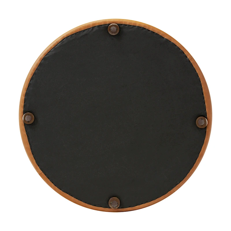 Poly & Bark Ascot Ottoman - Full Grain Genuine Italian Leather