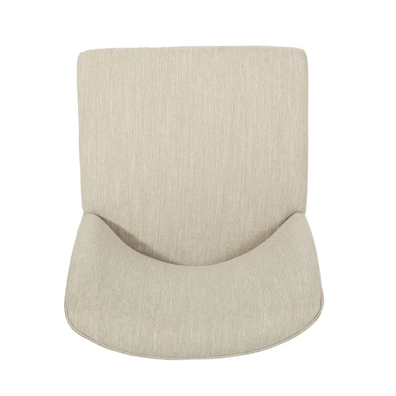 Fabric Upholstered Wood Dining Chairs (Set of 2)