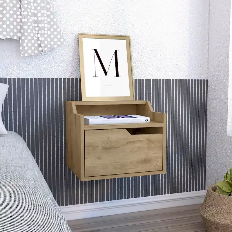 Busan 1-Drawer Modern Floating Nightstand