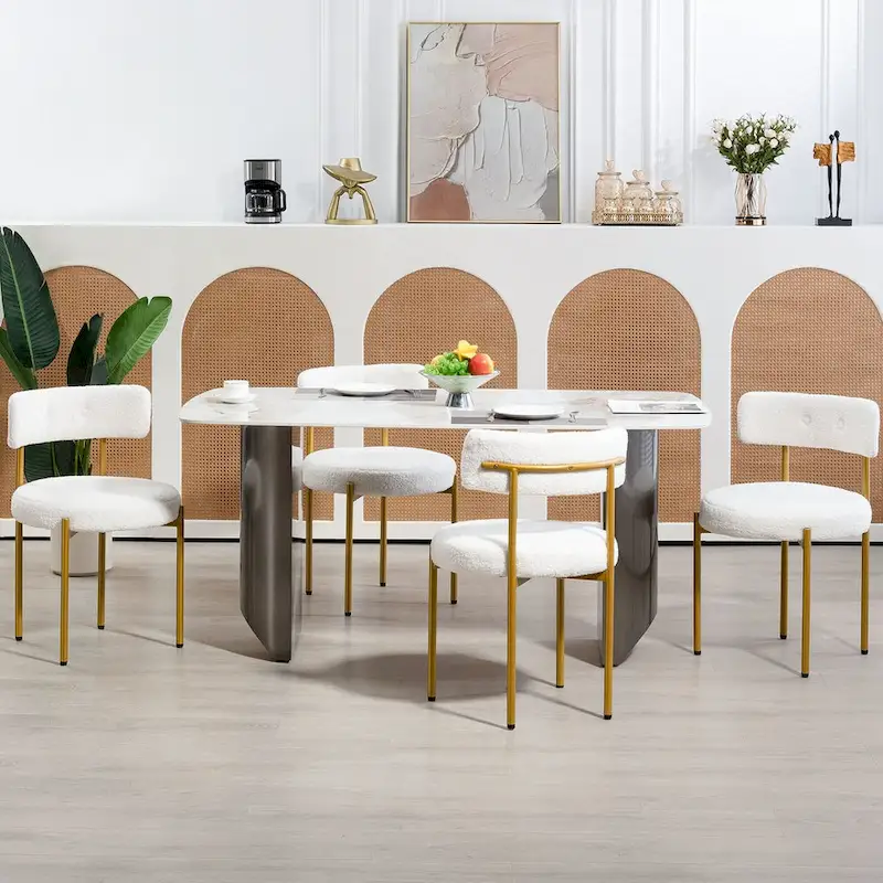 AVAWING Dining Chairs Mid-Century Modern Kitchen Chairs Set of 4