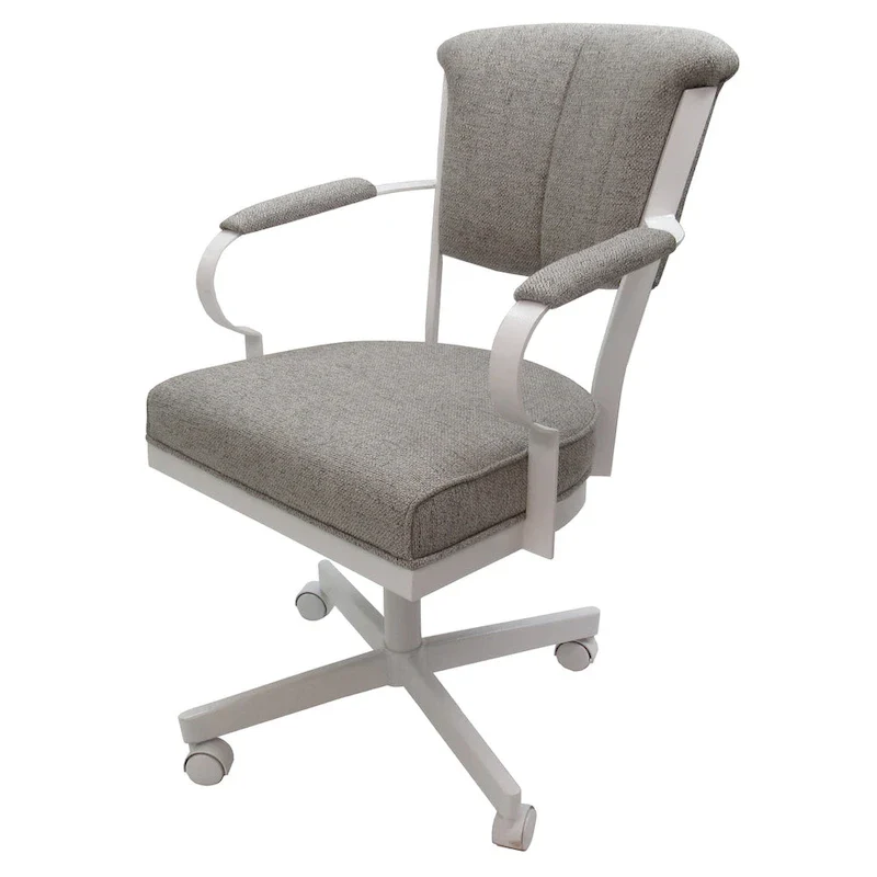 Miami Swivel Metal Caster Chair on Reading Base - 18 High Seat