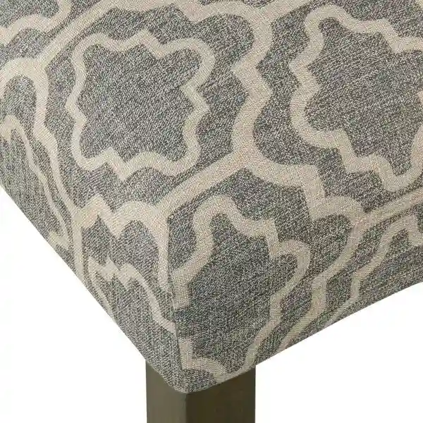 Ash Grey Geometric Dining Chair (Set of 2)