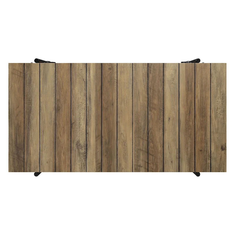 Hyssop Farmhouse 47-inch Steel 1-Shelf Coffee Table by Furniture of America