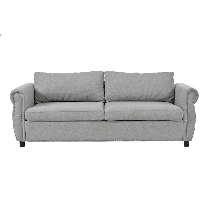 80.7 Pull-Out Sleeper Sofa Bed with Foam Mattress
