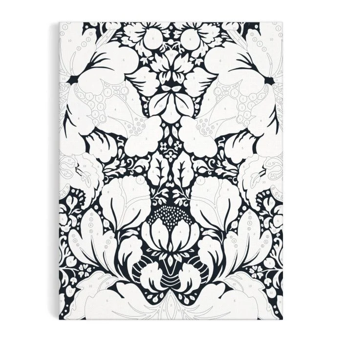 Galison Liberty Glastonbury Paint by Number Kit Multi-Coloured 22.9x2x30.5cm