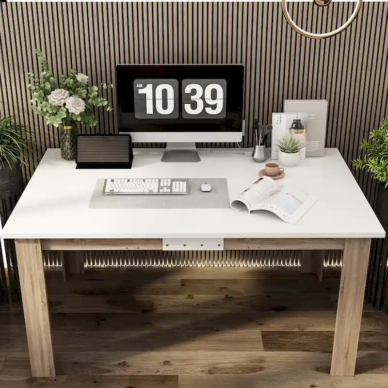 Modern Dining Table 4-6 People Kitchen Dining Room Table Extendable