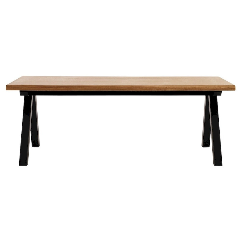 Rye Studio Scandinavian Wavy Edge Dining Table - 39.4W x 82.625L x 29.5H