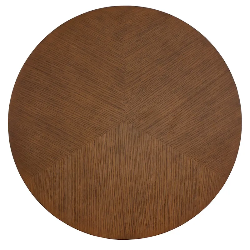 2-Tier Round Top Side Table - 26.5 - Brown