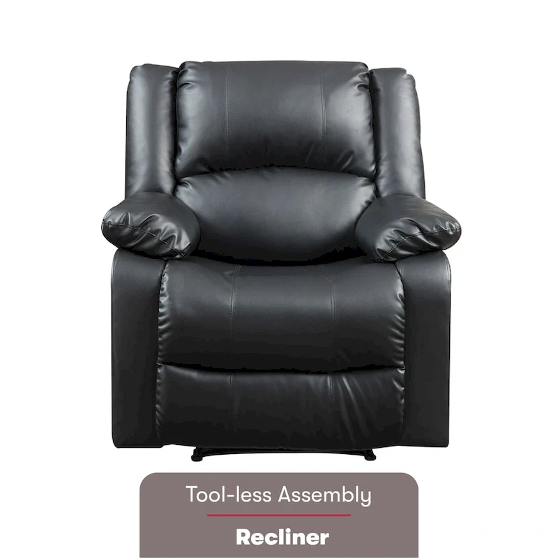 Relax A Lounger  Faux Leather Manual Recliner
