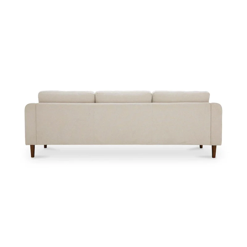 NADAAL STUDIOS Drew, Sectional with Reversible Chaise, Dark Brown - 98 X 59.2 X 33.5