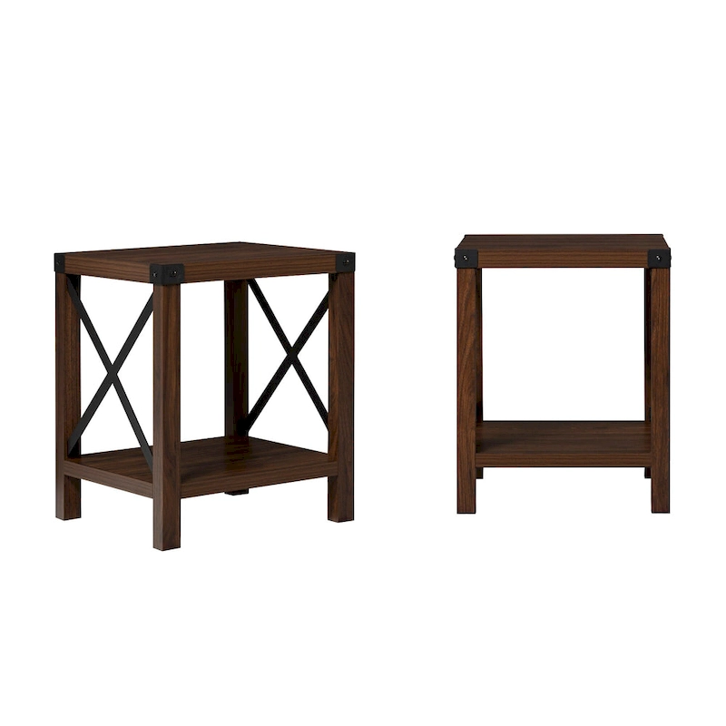 Middlebrook Kujawa 18-inch X-side Accent Table (Set of 2)