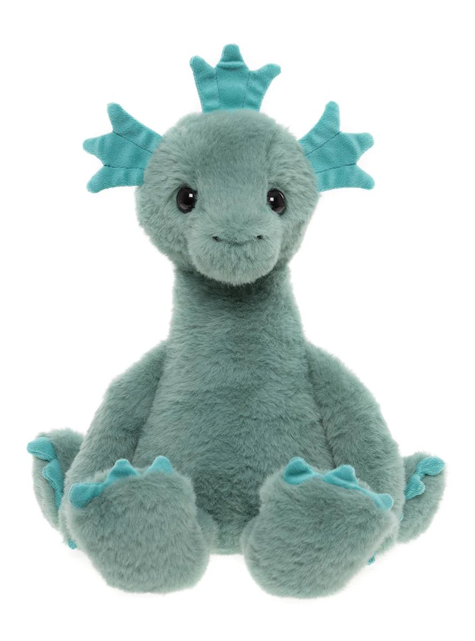 Bear & Me By Charlie Bears Nessie Loch Ness Monster Seaweed Green 25cm