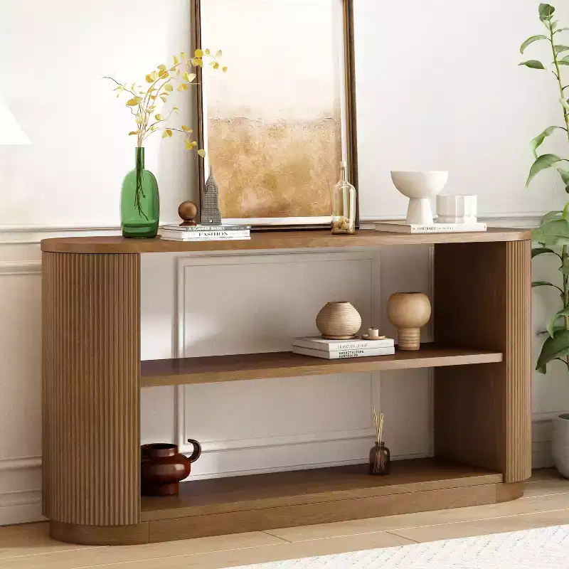 Christopher Knight Home Brad Modern Multi-Functional Entryway Console Table with Open Shelves