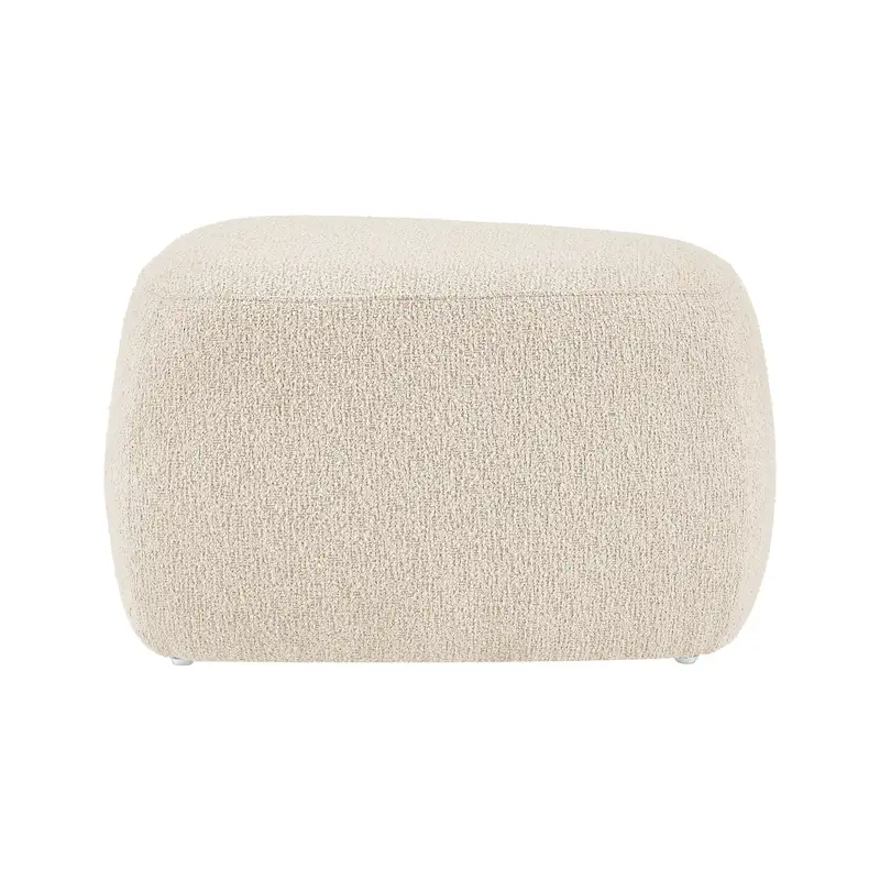 Boucle Ottoman – Charcoal / Beige, Small & Large