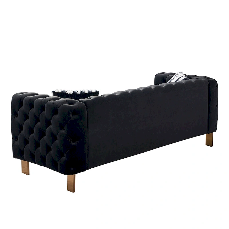 Modern Tufted Velvet Living Room Sofa