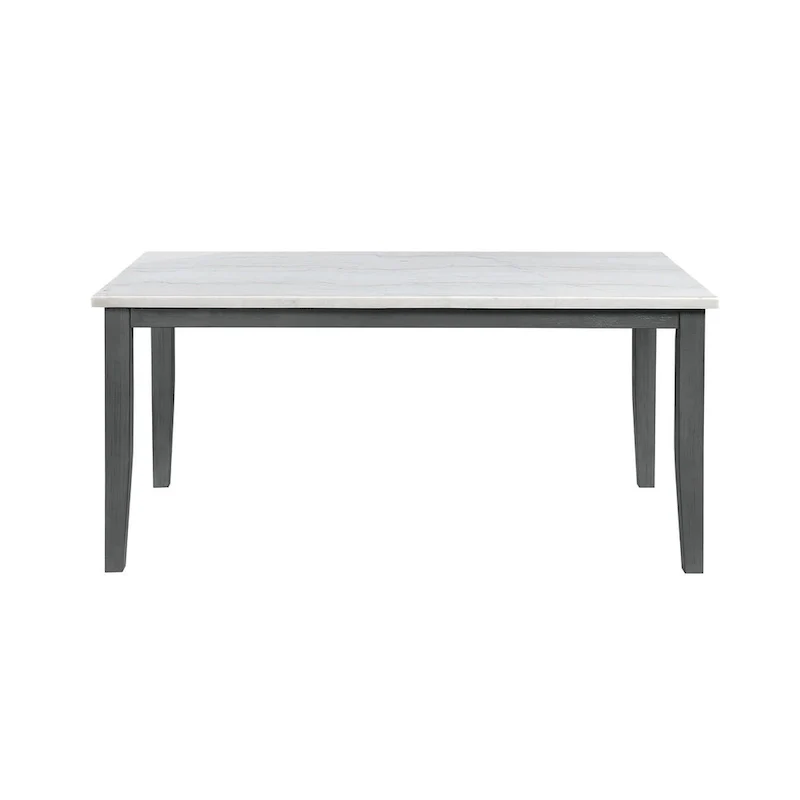 Modern White 7pc Dining Set