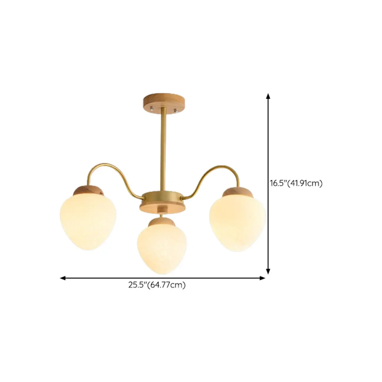 3/5/8-Light Modern Globe Ceiling Chandelier with Glass Shades