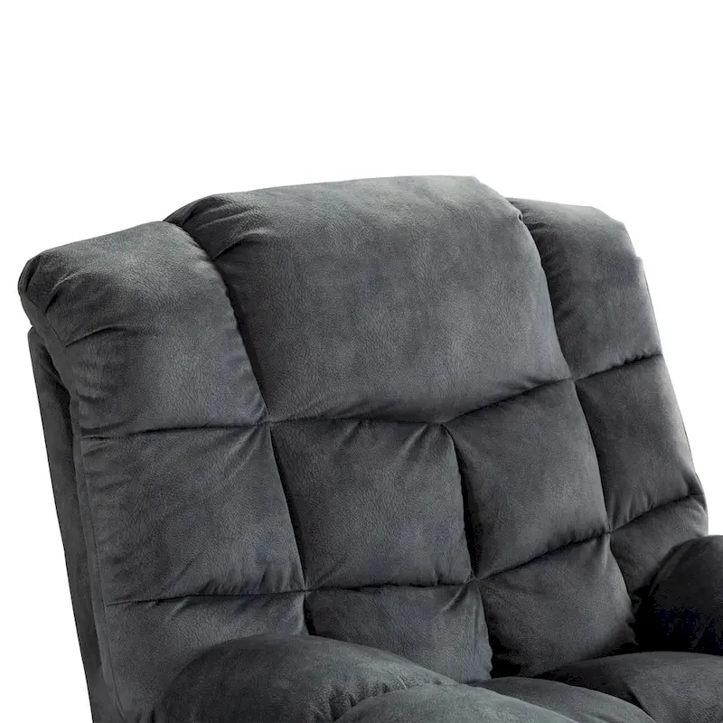 Manual Reclining Fabric Recliner and Single Sofa