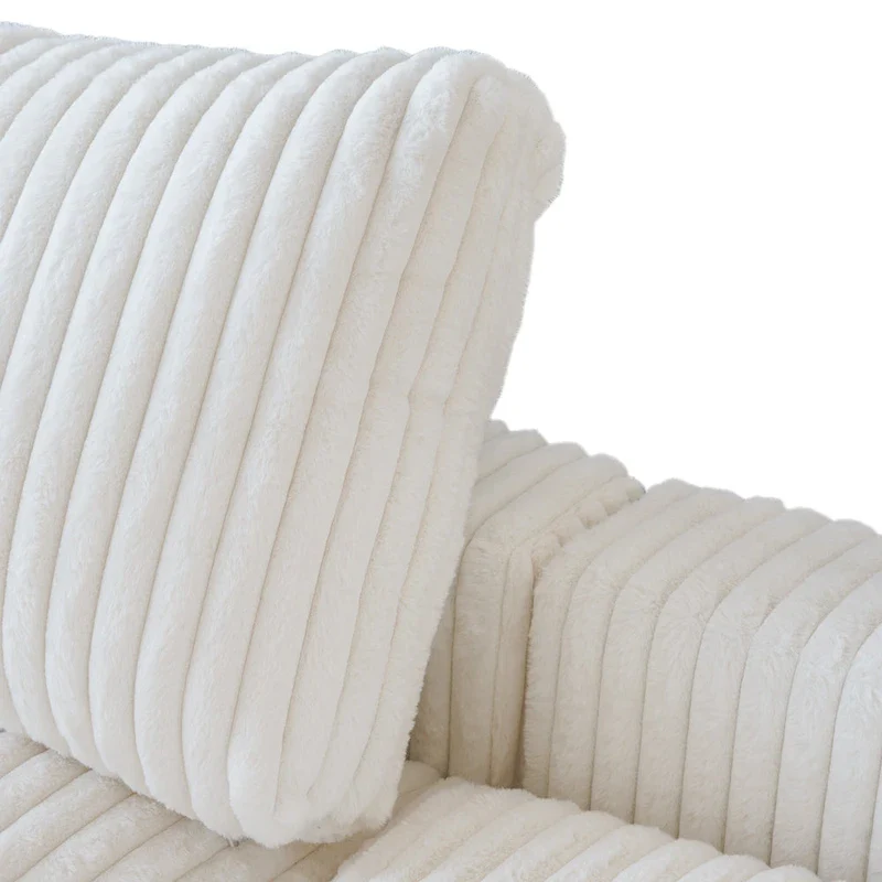 6-Piece Modular Sectional Sofa with Chaise and Ottoman