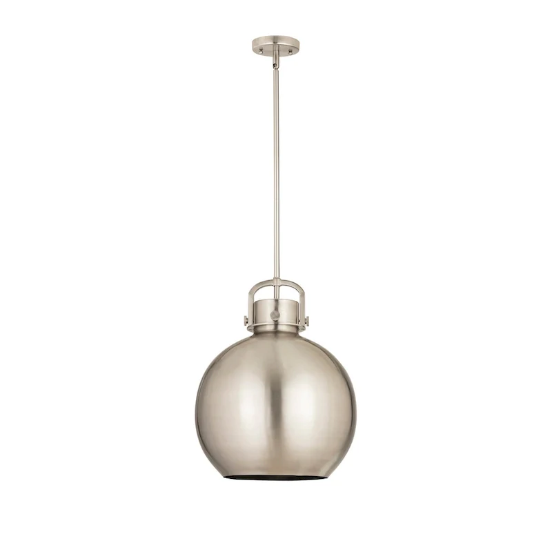 Innovations Lighting Newton Metal Sphere - 1 Light 14  Stem Hung Pendant