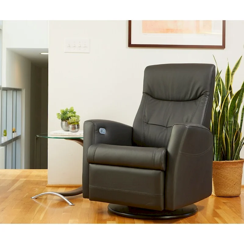 Fjords Oslo Leather Swing Recliner