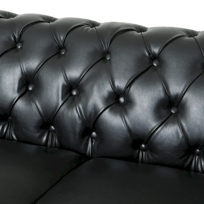 Castalia Nailhead Trim Chesterfield Sofa by Christopher Knight Home - 78.75 L x 33.50 W x 28.00 H