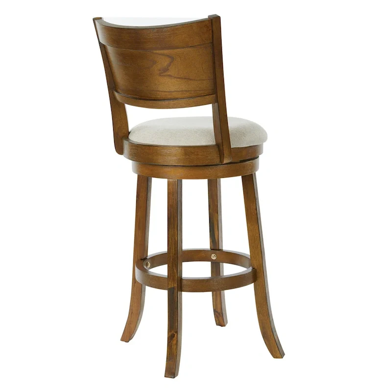 McNiven 30-inch Swivel Stool with Solid Back