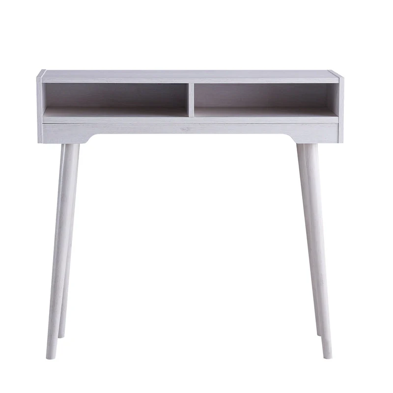 Sury Mid-Century Modern 36-inch 2-Shelf Console Table