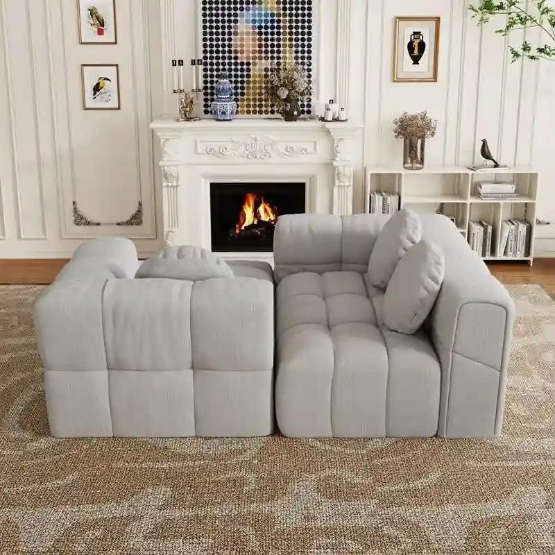 103 L-Shaped Modular Sofa, Free Combination (Left and Right Facing)