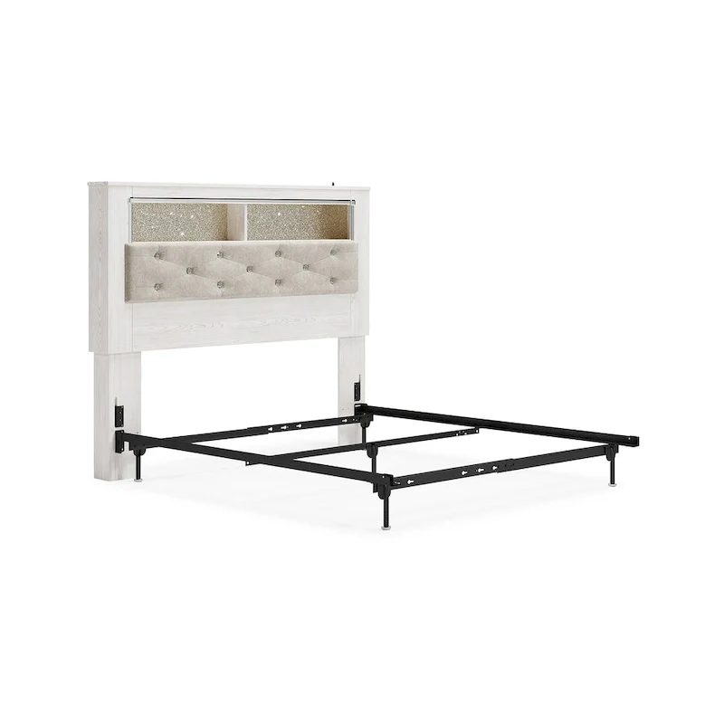 Signature Design by Ashley Altyra White Upholstered Panel Headboard