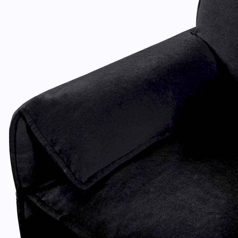 75.59 Chenille Cloud Loveseat Sofa with Deep Seat and 4 Pillows