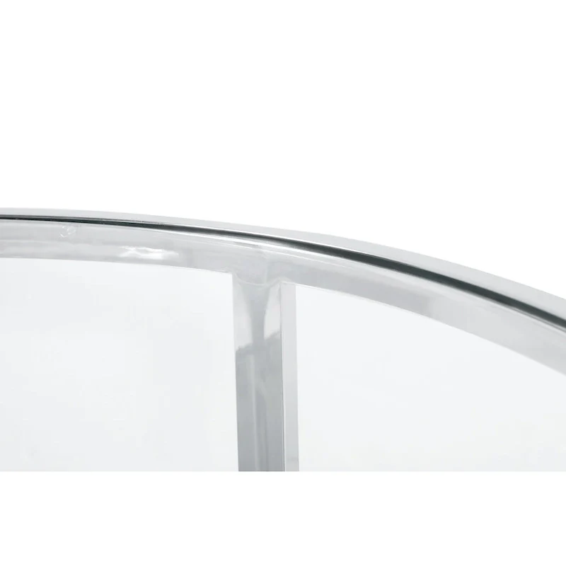 Somette 2-in-1 Round Nesting Cocktail Table Set - Cocktail Table - Cocktail Table