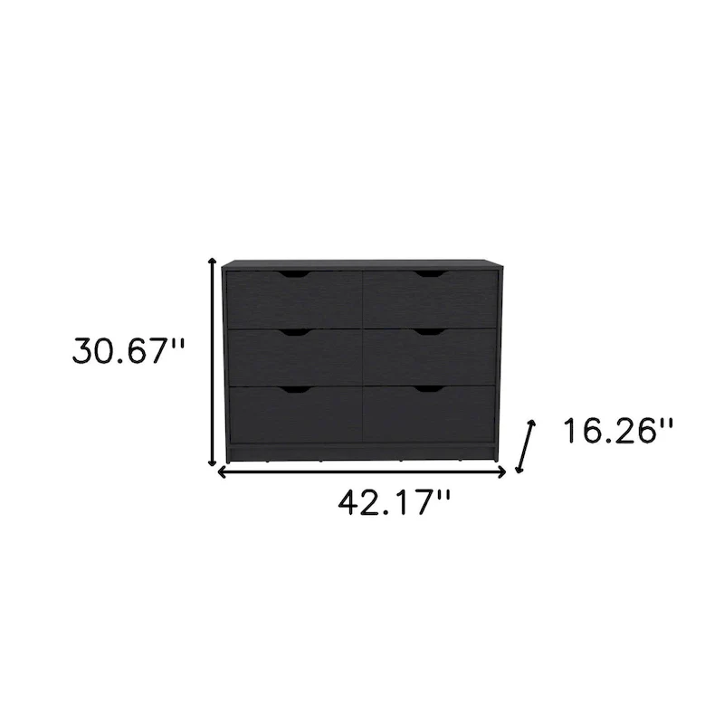 42 Inch Dresser with 4 Drawers for Bedroom Storage and Organization