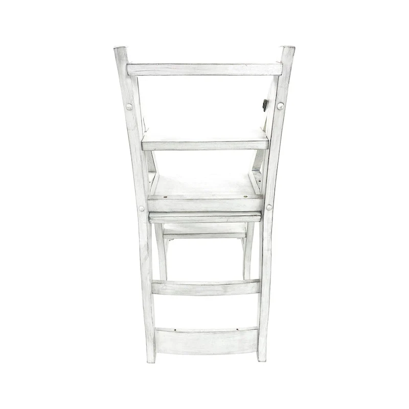 Carolina Living Folding Library Chair - Antique White