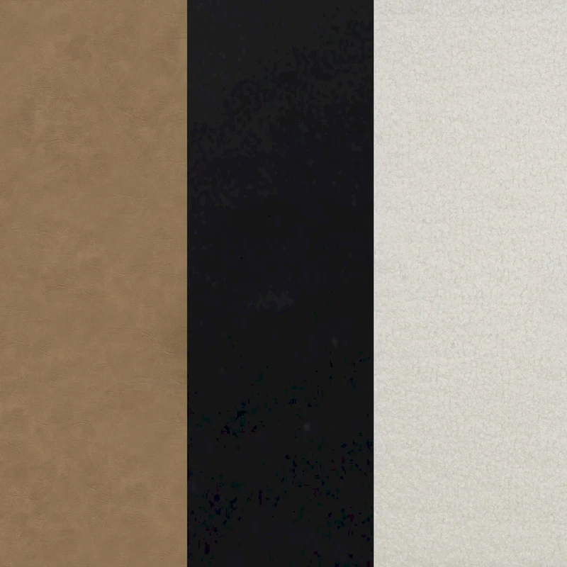 Charlie Wall Mount Boucle Upholstered Padded Headboard, Adjustable Height with Metal Rail