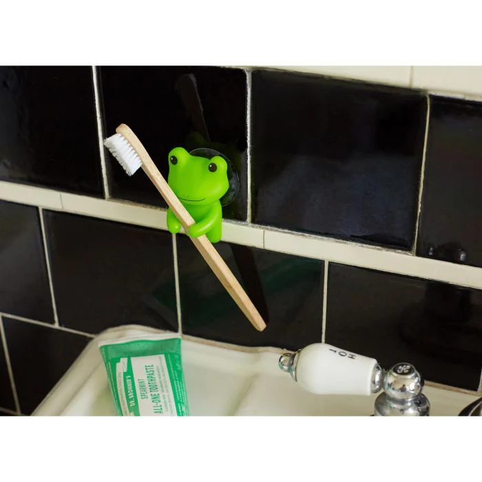 Kikkerland Frog Toothbrush Holder