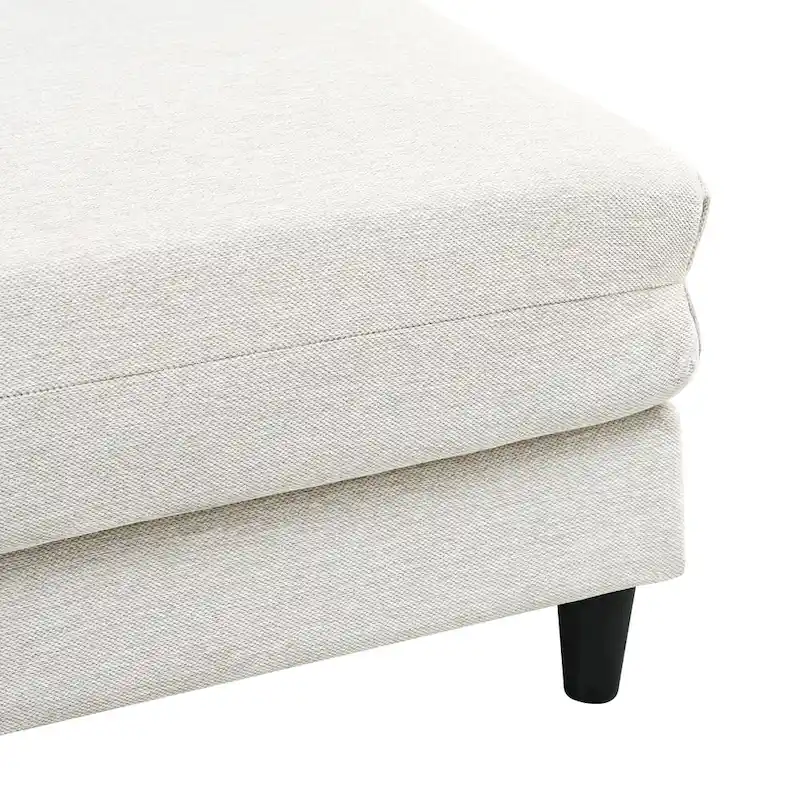 Modular Sectional Sofa with Ottoman and Pillows
