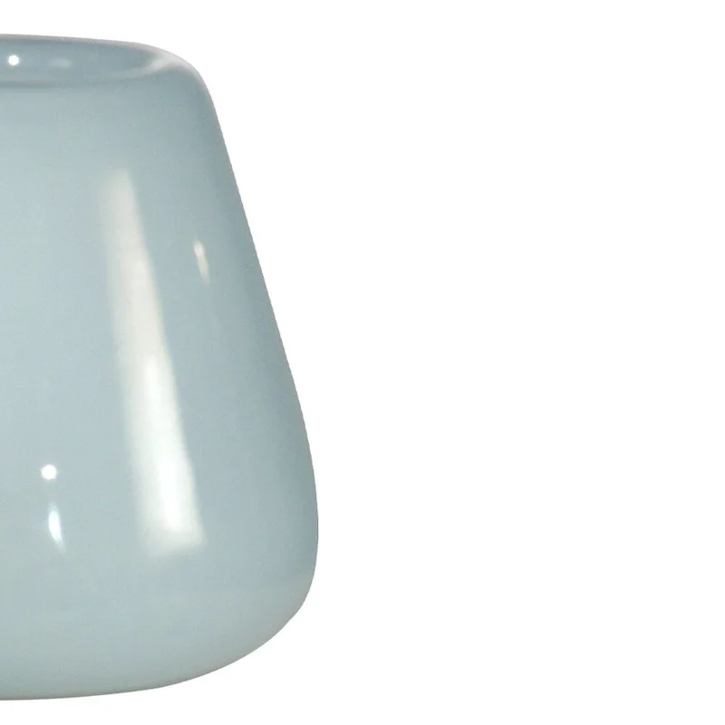 Springdale 7.5 H Tobias White Hand Blown Art Glass Vase